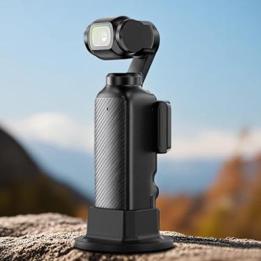 Imagem de Para DJI Osmo Pocket 3 Base fixa de silicone macio com porta de carregamento antiderrapante para DJI Osmo Pocket 3 Base de suporte