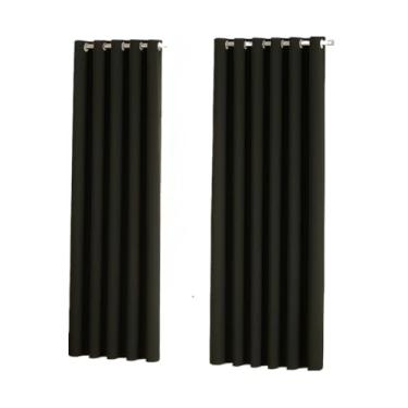 Imagem de Cortina Para Sala Ou Quarto 3,00x2,50 metros(PRETO)