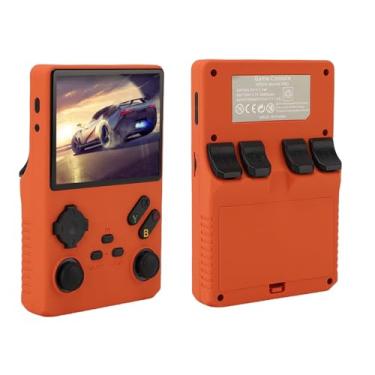 Imagem de SUNGOOYUE Console de Jogos Portátil Com 45 Simuladores, Resolução 640x480, Bateria Recarregável, Reprodutor de Jogos retrô para Desfrutar de Efeitos Visuais Claros (Laranja)