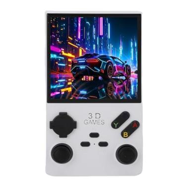 Imagem de SUNGOOYUE Console de Jogo Portátil retrô Dispositivo de Jogo Portátil de 4 Polegadas para Crianças e Adultos Com Armazenamento de 256 GB (Branco)
