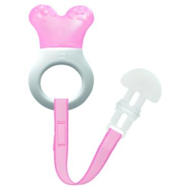 Imagem de Minimordedor Bebê Rosa Curvo Cooler & Clip Mam MO40022