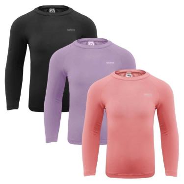 Imagem de Kit 3 Camisas Térmicas Selene Proteção UV50+ Infantl