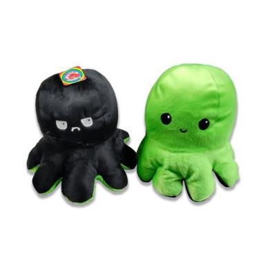 Imagem de Polvo Pelúcia Reversível Grande Que Muda De Humor