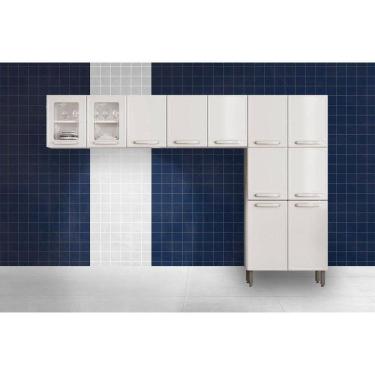 Imagem de Cozinha Modulada Bertolini Evidence 3 Peças (2aéreos+1paneleiro) Cpt51 Branco-bertolini