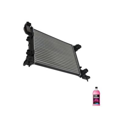 Imagem de Kit Radiador Uno/Palio 1.0/1.4 Vivace + Aditivo Radiador Orbi Química Rosa 1L