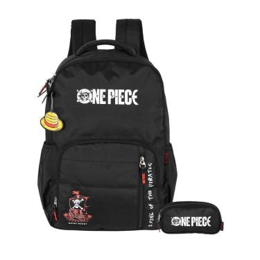 Imagem de Kit One Piece Mochila De Costas + Estojo Triplo Anime