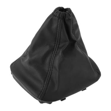 Imagem de Hihaha No.6C117B118AEYYJV Polaina de alavanca de câmbio de marchas para Ford Transit Mk7 2006-2013 Capa de alavanca de câmbio capa de câmbio couro à prova de poeira 1 peça preta