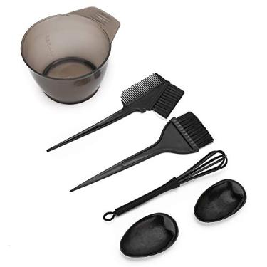 Imagem de Yinhing Escova de Coloração de Cabelo e Kit de Tingimento Com Tigela de Mistura Deslizante para Ferramentas de Tingimento e Estilo de Salão Profissional de Qualidade Em Cor Azul Elegante (Preto)