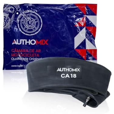 Imagem de Authomix Câmara de Ar Schrader Borracha Butílica para Motocicleta