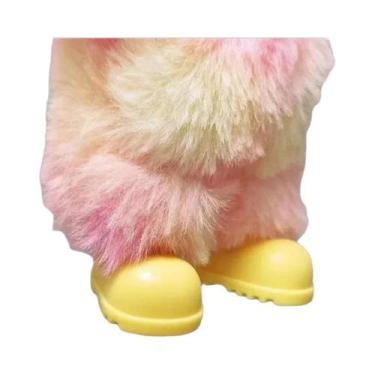 Imagem de Boneca Labubu Com Roupa De Fast Food, Batatas Fritas E Refrigerante, A