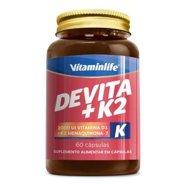 Imagem de Vitamina K2 D3 Menaquinona-7 2000Ui 60Caps - Vitaminlife-Unissex