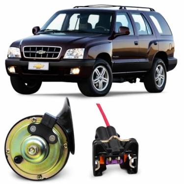 Imagem de BUZINA AUTOMOTIVA CARACOL COM CONECTOR PARA 2 PINOS PARA BLAZER 1995 > 2012 - TIGER AUTO