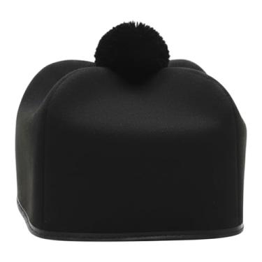 Imagem de Vaulted Skulls & Co Chapéu de padre | chapéu de clero | boné de padre | boina de sacerdote permafelt | boné de homem santo | acessórios de fantasia de padres | bonés de clero para homens e mulheres |