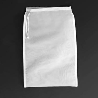 Imagem de 1 saco reutilizável de pano de queijo, saco de filtro de alimentos multiuso - 7,87 × 11,205 cm, perfeito para coar leite de nozes, fermentação fria, chá, iogurte e café - fácil de limpar