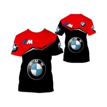 Imagem de Camiseta Masculina De Manga Curta BMW M Power, Esportiva, Para Corrida