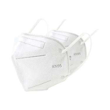 Imagem de Máscara FFP2 Preta 10-200pcs 5 Camadas Kn95 Aprovada CE Respirador Reu