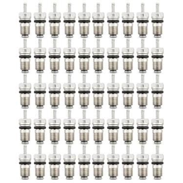 Imagem de Pacote com 50 núcleos de válvula padrão JRA A/C Schrader, adequado para veículos estrangeiros e domésticos, substitui MT0059 59347 15-75234