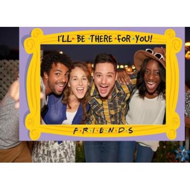 Imagem de Decorações de festa Friendsgiving - Adereços temáticos para cabine de fotos para o dia de Ação de Graças, aniversário, casamento, festa de formatura, festa de ano novo, decorações de Natal