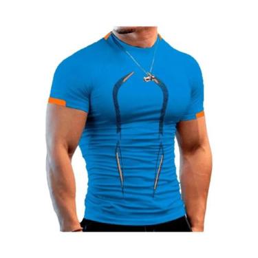 Imagem de Camiseta Masculina De Secagem Rápida E Respirável Para Academia, Roupa