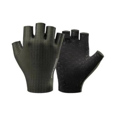 Imagem de Luvas De Ciclismo De Verão Com Dedos Cortados Para MTB, Antiderrapante