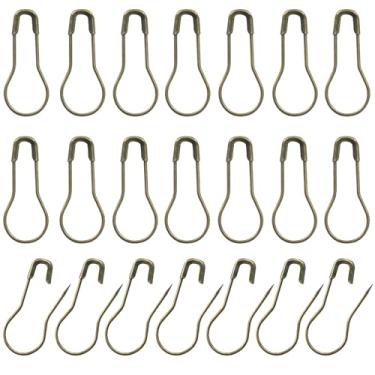 Imagem de Verkelly 1000 pinos de segurança, pino de lâmpada de metal de 0,8 polegadas, pino de cabaça para artesanato faça você mesmo, acessórios domésticos (Bronze)