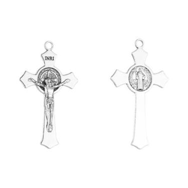 Imagem de Pingentes De Crucifixo Cristão Com Cruz De Jesus, 10 Peças, 15 Peças, 