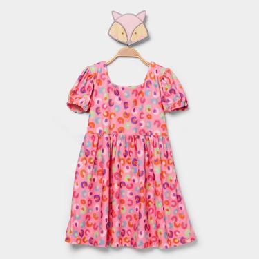 Imagem de Vestido Infantil Kamylus Estampado-Feminino