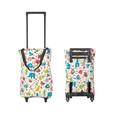 Imagem de Carrinho De Compras Portátil E Dobrável Para Idosos, Bolsa De Viagem L