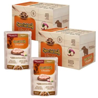 Imagem de Combo 2 Caixa Special Dog Ultralife Sachê Adultos Sabor Frango - 100g