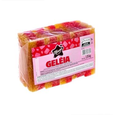 Imagem de Geleia de Frutas Nbonn Barra 1,01kg Caixa com 50 Unidades de Doce Frutado Macio Sabor Tradicional