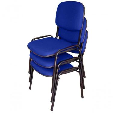 Imagem de 03 Cadeiras Para Auditórios Linha Hotel Auditório Azul