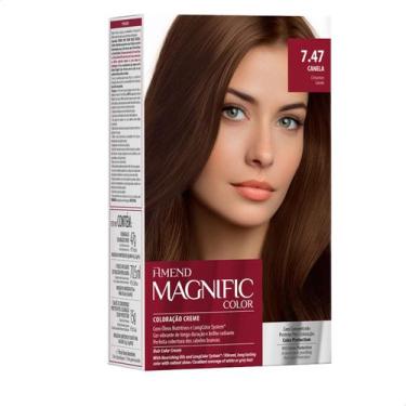 Imagem de Tinta de Cabelo Amend Magnific 7.47 Canela Ruivo