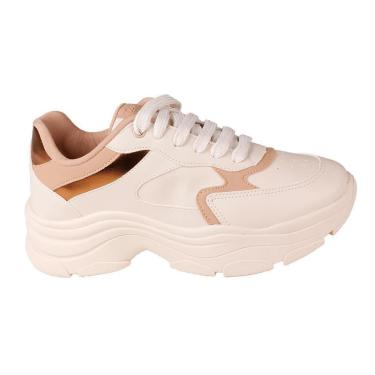 Imagem de Tênis Casual Sola Alta Flatform Feminino Izalu 41007 Iz #Desconto-Feminino