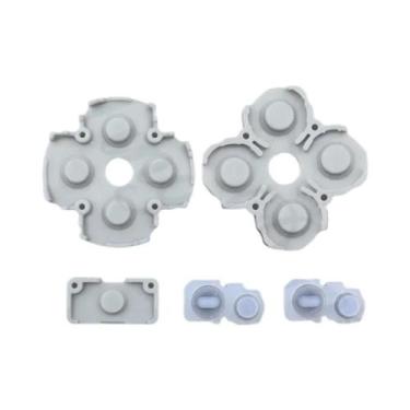 Imagem de Almofadas De Borracha Condutiva Para Botões Do Controle PS5, Conjunto 