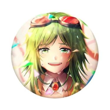 Imagem de Broche Redondo De Lata GUMI De Menina Anime Para Roupa E Mochila - bil