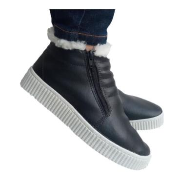Imagem de Tênis Botinha Inverno com Pelo Feminino - DNA Shoes, 37