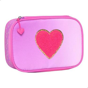 Imagem de Estojo Box 100 Pens Laterais Estruturadas Divisórias Porta Lápis Yepp 