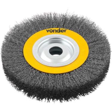 Imagem de Escova Circular de Aço, Ondulada, 6" x 1" x 3/4" (152,4 mm x 25,4 mm x