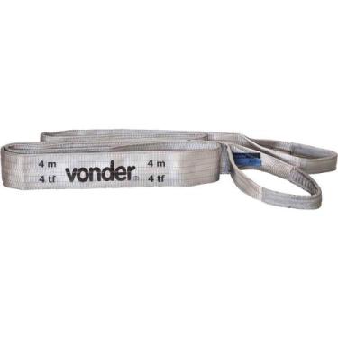 Imagem de Cinta Para Elevação de Cargas 7:1, 4,0 m, 4,0 tf, Cinza, CE 440, Vonde