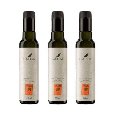 Imagem de Kit 3 azeites Sabia arbequina 250ml - Sabiá