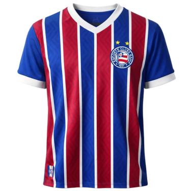 Imagem de Camisa Bahia Esquadrão Tricolor Listrada - Masculino-Masculino