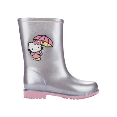 Imagem de Bota Galocha Infantil Grendene Kids Hello Kitty Fall Rain-Feminino