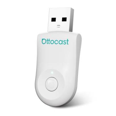 Imagem de Adaptador automático sem fio CarPlay Android OTTOCAST Mini 2025 branco