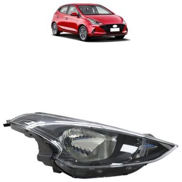 Imagem de Farol Dianteiro Hb20 2020 A 2022 Máscara Negra - Automotive Imports, D