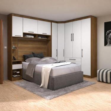 Imagem de Guarda Roupa Dormitório Modulado Casal Queen 1,58 m Canto Paris Lucian