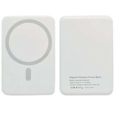 Imagem de Bateria Portátil Power Bank Mag safe Compatível Para iPhone 11 12 13 1