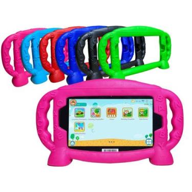 Imagem de Capa Proteção de Silicone Infantil p/ Tablet 7 polegadas Anti-Impacto 