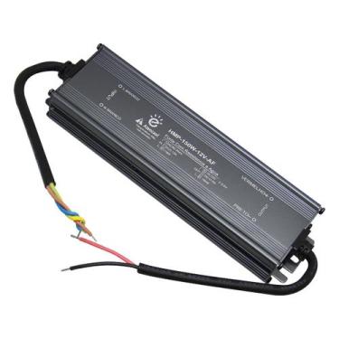 Imagem de Fonte Embralumi Driver Reator 12V Blindada IP67 150W Potência Real 12A