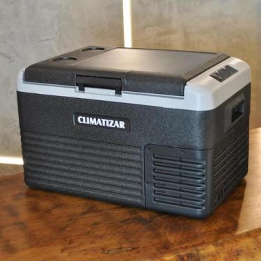 Imagem de Geladeira portátil climatizar 30 litros 12v 24v 110v 220v bluetooth us