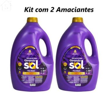 Imagem de Kit 2 Amaciantes de Roupas Girando Sol 5 Litros Fragrancia:Kit 2 Pura 